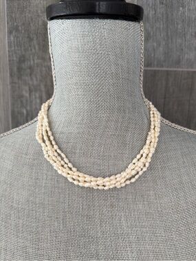 Vintage Freshwater Pearl & 14K Gold Necklace